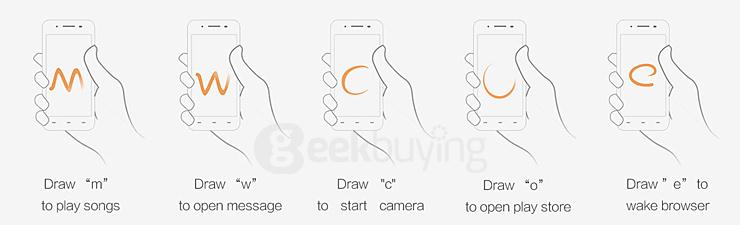 Oukitel U7 Pro 5.5inch IPS HD Android 5.1 1GB RAM 8GB ROM Smartphone MT6580 Quad Core 1.3GHz 13.0MP 3G GPS - Golden