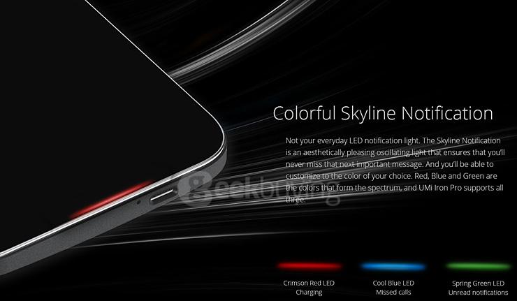 [HK Stock] UMI IRON Pro 4G LTE 5.5inch FHD Android 5.1 3GB 16GB Smartphone 64bit MTK6753 Octa Core 1.3GHz 13.0MP Touch ID - Silvery White
