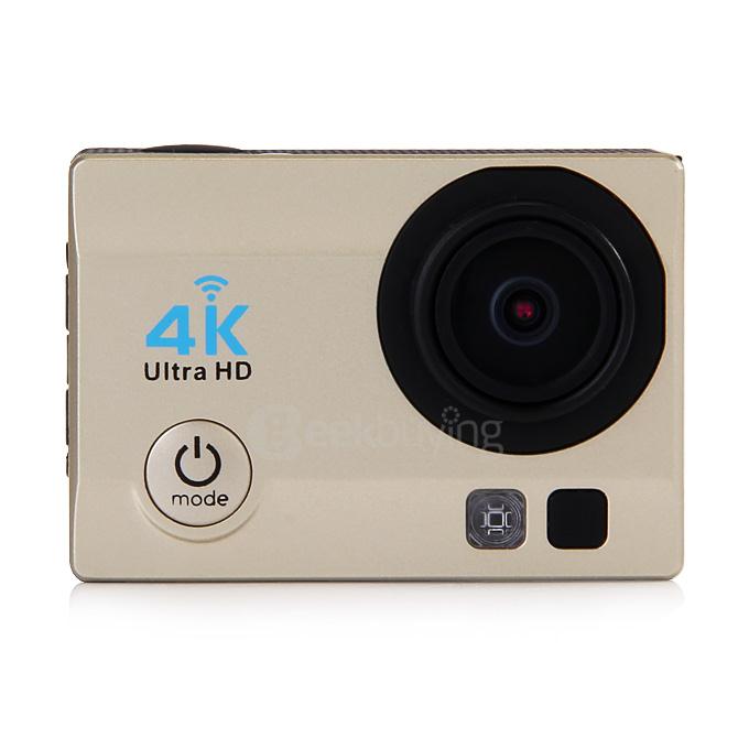 X1 Allwinner V3 Ultra HD DV Sport Camera with 16.0M Pixels 1080P H.264 170 Degrees Wide Angles WiFi Function - Gold