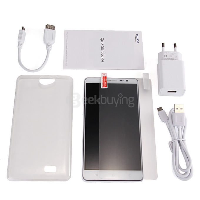 BLUBOO X550 5.5inch 4G FDD-LTE 5300mAh Android 5.1 Smartphone MTK6735 Quad Core 2GB 16GB IPS HD HotKnot Smartwake - White
