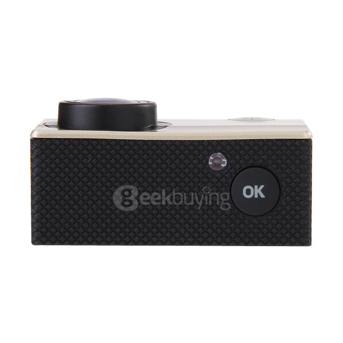 X1 Allwinner V3 Ultra HD DV Sport Camera with 16.0M Pixels 1080P H.264 170 Degrees Wide Angles WiFi Function - Gold