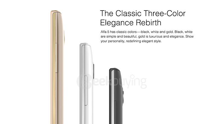 [HK Stock] LEAGOO Alfa 5 Smartphone 5.0inch IPS HD Spreadtrum SC7731 Quad core 1.3GHz 1GB RAM 8GB ROM 3G GPS Smart Wake - White