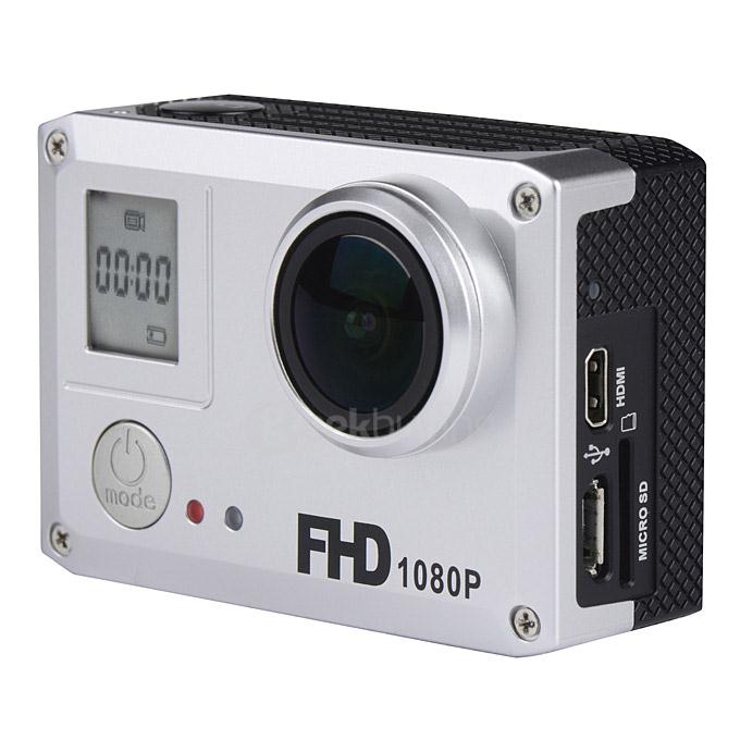 AMKOV SJ5000 WiFi 14MP 1080P Action Camera Digital Video Camera Waterproof 3ATM -  Silver