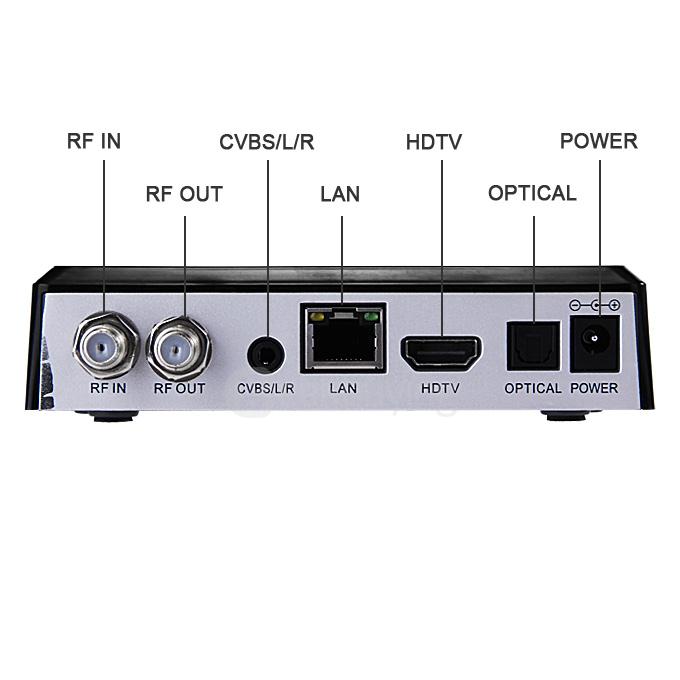 K1 DVB-S2 TV BOX Android 4.4.2 Amlogic S805 Quad Core 1G/8G WIFI LAN HDMI 1080P DLNA AirPlay Miracast 3G