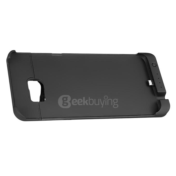 Link Dream 4500mAh External Backup Battery Power Case with Indicator Light for Samsung S6 Edge+ Plus - Black