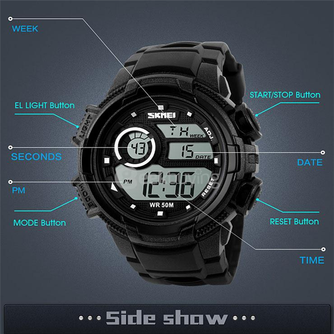 SKMEI 1113 Multifunction 50M Waterproof 