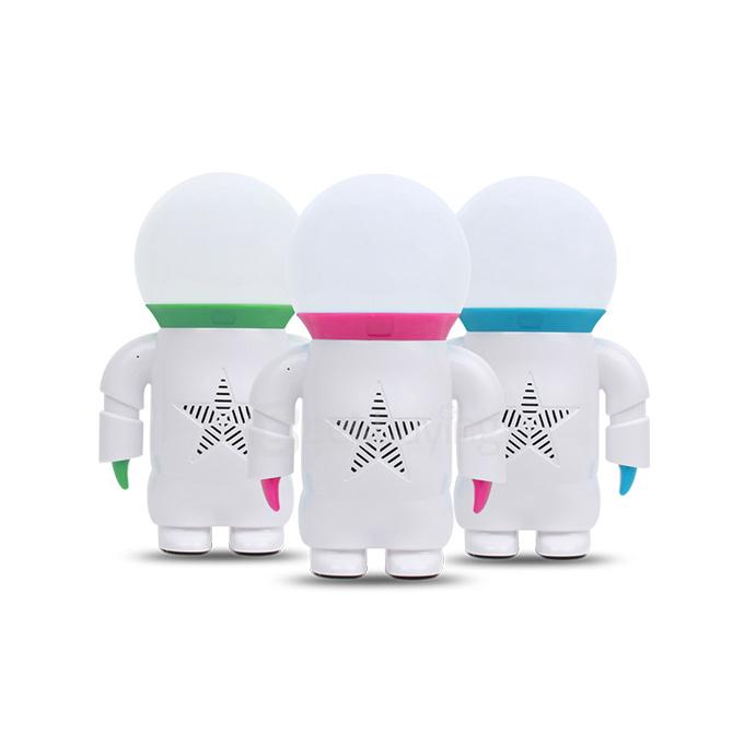 Smart Emotional Bluetooth Speaker LED Lamp Colorful Astronaut Light Table Lamp - Green