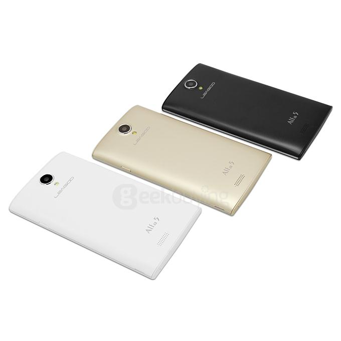 [HK Stock] LEAGOO Alfa 5 Smartphone 5.0inch IPS HD Spreadtrum SC7731 Quad core 1.3GHz 1GB RAM 8GB ROM 3G GPS Smart Wake - White