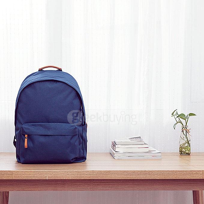 Original Xiaomi Bag Simple Preppy Style Shoulder Bag Casual Backpack - Blue
