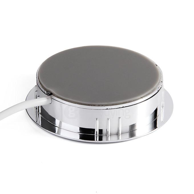 QI Standard Desk Wireless Charger Pad with USB Cable for Samsung/iPhone/LG/HTC - Blue