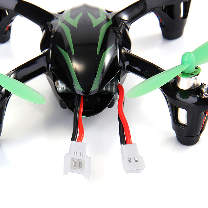 Hubsan X4 H107C 4CH RC Quadcopter 2.4G 6 Axis Gryo 2.0MP Camera RTF - Black & Green