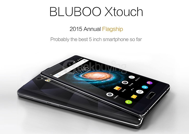 BLUBOO Xtouch 5.0inch FHD 4G LTE Android 5.1 3GB 32GB Smartphone 64bit MTK6753W Octa Core 13.0MP Touch ID - Dark Blue