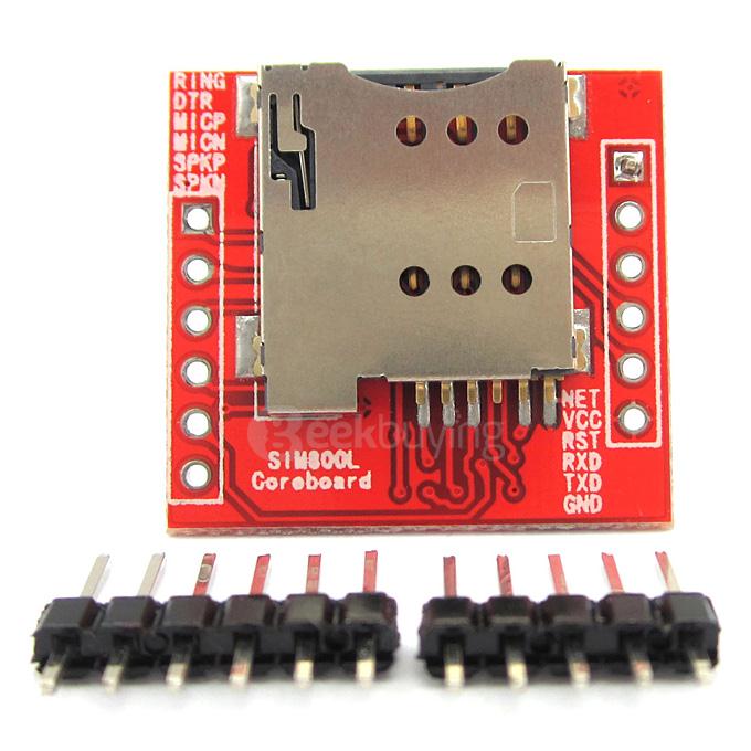 SIM800L Quad-band Network GPRS GSM Breakout Module + 3G 3DBI PCB Antenna with IPEX interface