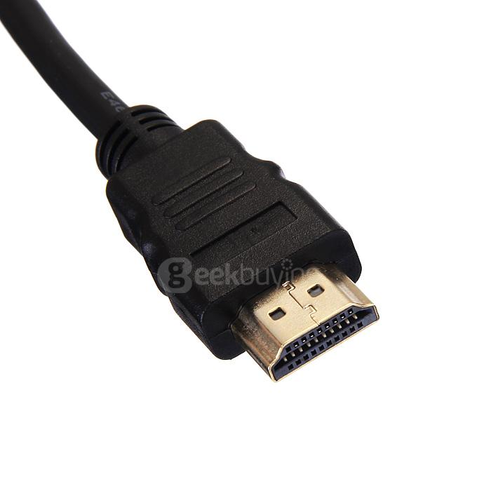 ULT-unite HDMI Male to HDMI Female Adapetr Converter HD Extension Cable 0.6M Support 3D 2K*4K - Black