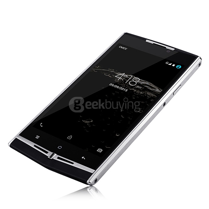 (Package B) UHANS U100 4.7inch HD Screen 2GB RAM 16GB ROM Android 5.1 4G MTK6735 Smartphone (Black) + Original Protective PU Leather for UHANS U100
