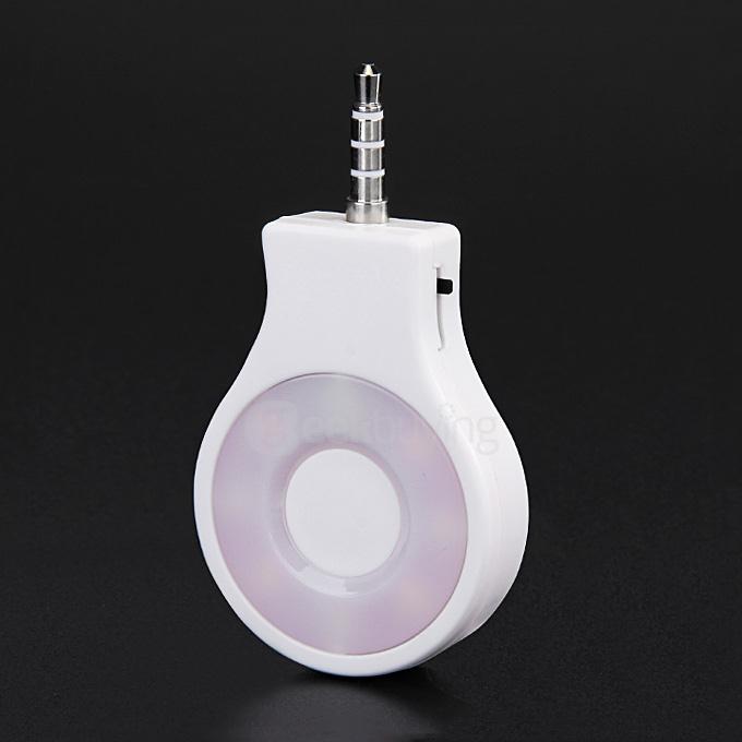 RK-07 Selfie Enhancing Flash Light External Self Control Autodyne Flash Light for iOS Android - White
