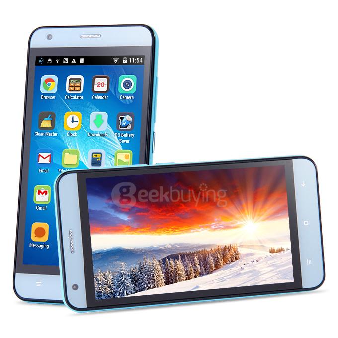 AMIGOO MG300 4.5inch MTK6572 Dual Core 1.0GHz Smartphone Android 4.4.2 512MB RAM 4GB ROM 5.0MP Camera - Blue