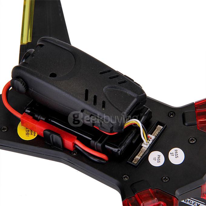 XK Alien X250 2.0MP Camera 2.4G 4CH 6 Axis Gryo RC Drone One Key To Roll Failsafe Compatible With Futaba S-FHSS