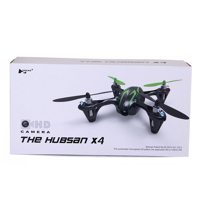 Hubsan X4 H107C 4CH RC Quadcopter 2.4G 6 Axis Gryo 2.0MP Camera RTF - Black & Green