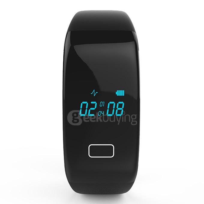 Makibes JW018 BT4.0 Smartband Wristband with Heart Rate Monitor Activity Tracker for IOS & Android - Black