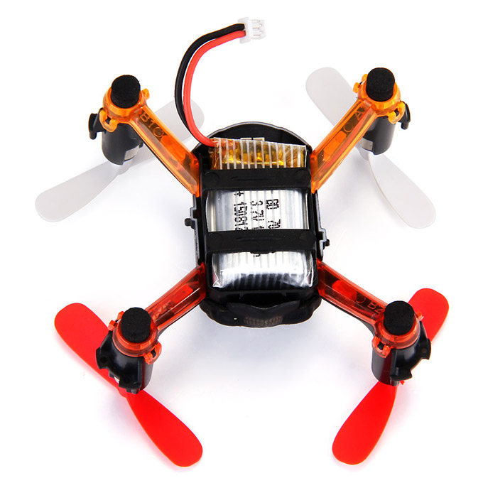 Global Drone GW008 Mini Skull 2.4G 4CH 6Axis Automatic Parallel System 3D Rolling RC Quadcopter - Black