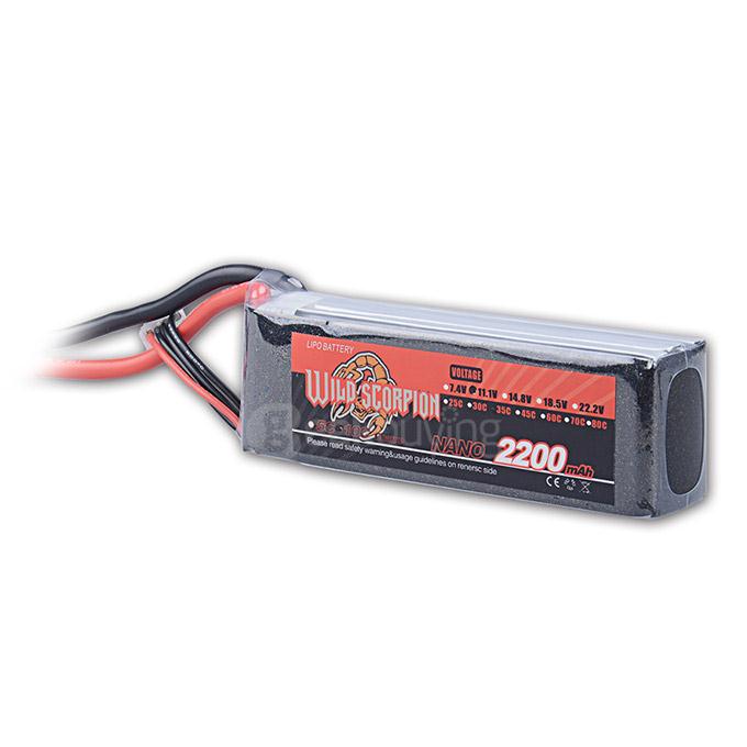 Wild Scorpion 11.1V 2200mAh 35C Battery XT60 Plug for RC Model