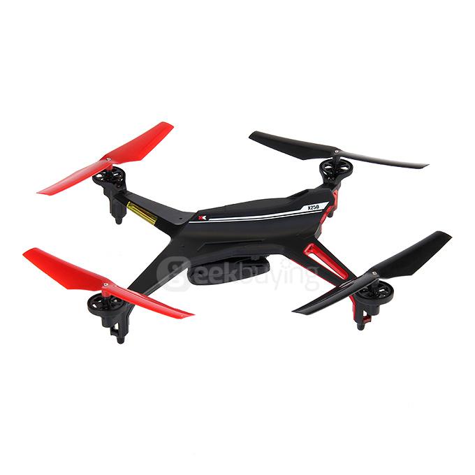 XK Alien X250 2.0MP Camera 2.4G 4CH 6 Axis Gryo RC Drone One Key To Roll Failsafe Compatible With Futaba S-FHSS