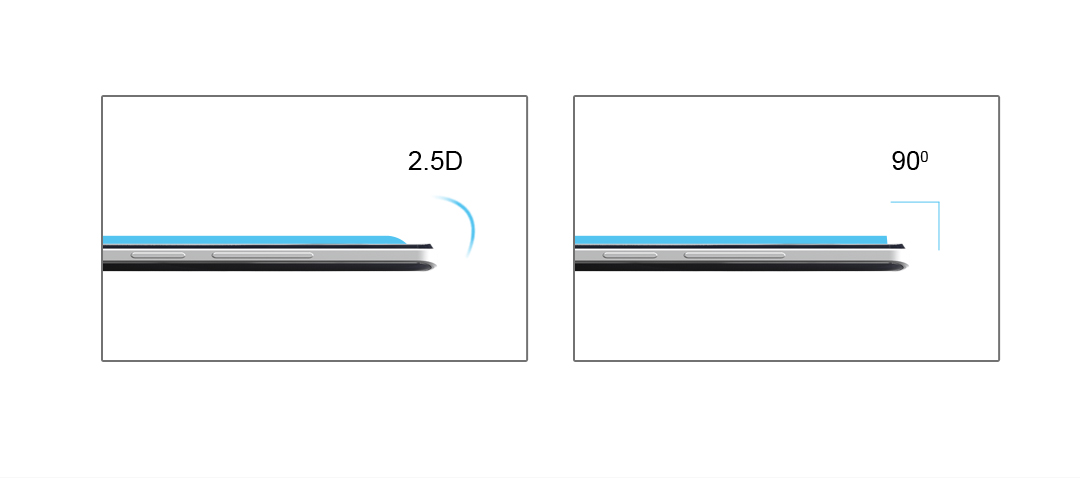 [HK Stock]Original 9H+ Tempered Glass Screen Protector Ultra Thin Premium Screen Film for Bluboo Xtouch Smartphone - Transparent