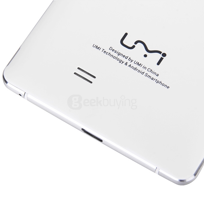 UMI Fair 5.0inch HD 4G FDD-LTE Android 5.1 1GB 8GB Smartphone 64bit MT6735 Quad Core TOUCH ID 13.0MP Camera - White