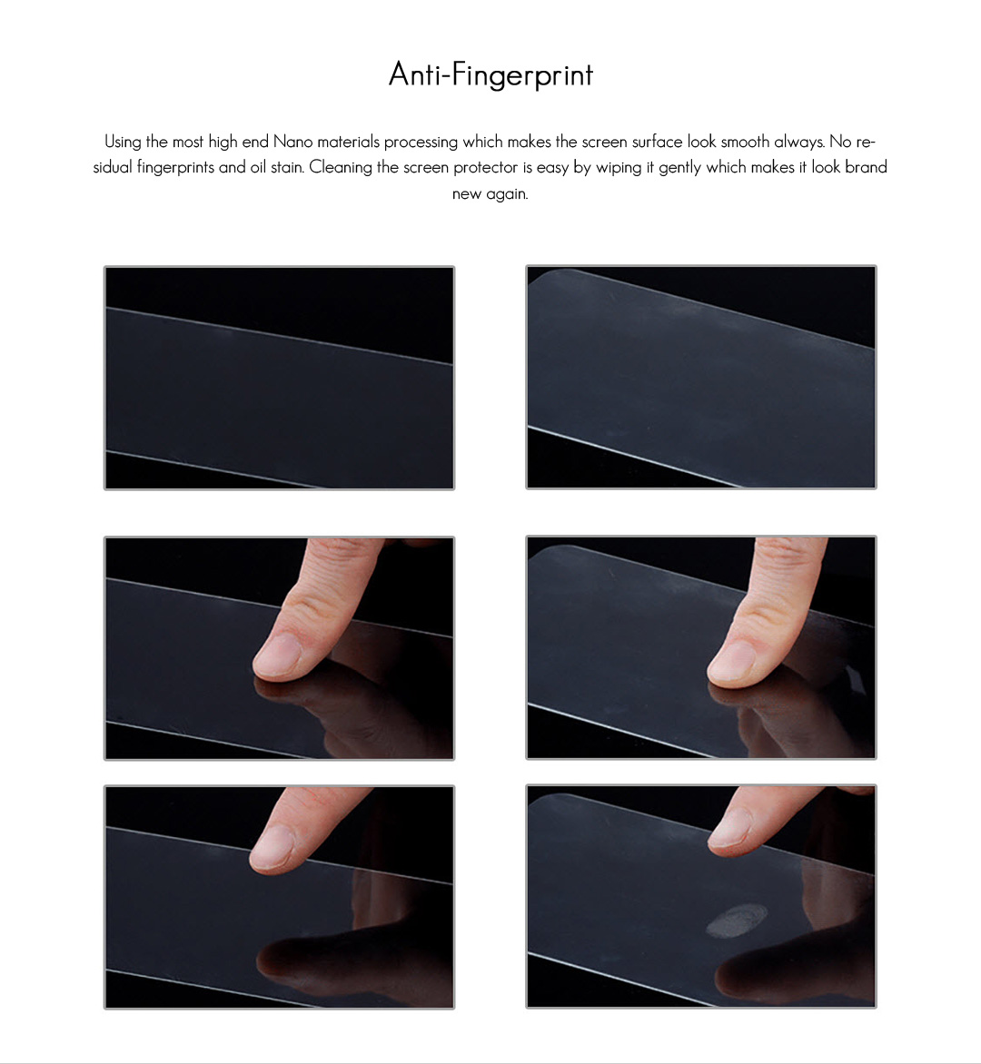 [HK Stock]Original 9H+ Tempered Glass Screen Protector Ultra Thin Premium Screen Film for Bluboo Xtouch Smartphone - Transparent