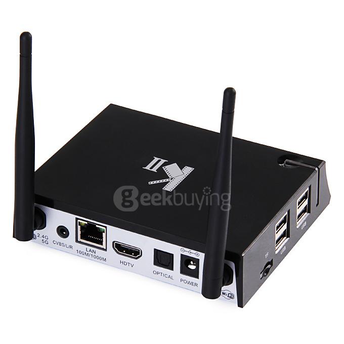 KII Android 4K Mini Media Player Amlogic S812 Quad Core 2.0 GHz 4.4 HD 2G RAM 8G ROM 2.4G/5G 1000M LAN WIFI BT4.0