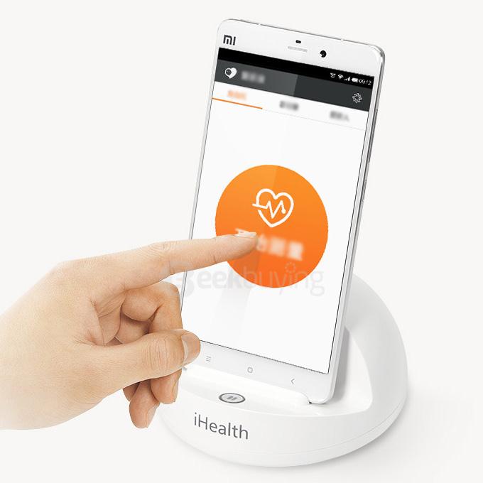 Original Xiaomi iHealth Smart Blood Pressure Dock  Bluetooth 4.0 Sphygmomanometer Electronic Blood Pressure Monitor - White