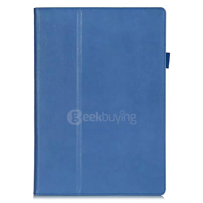 New Professional Slim PU Leather Folio Case for Microsoft Surface Pro 4 12.3 Inch Tablet PC - Blue