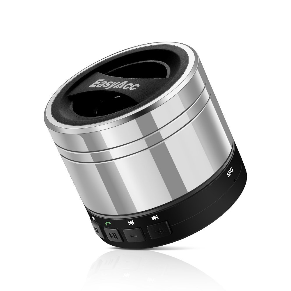 EasyAcc P6697 Shockproof Portable Wireless Bluetooth Speaker With MIC Support Micro SD Card Playing & FM - Black