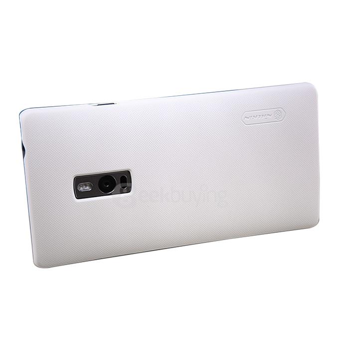 [Wholesale] 10pcs NILLKIN Super Frosted Shield Cover Protective Hard Back Case Cover for OnePlus Two OnePlus 2 Smartphone - White