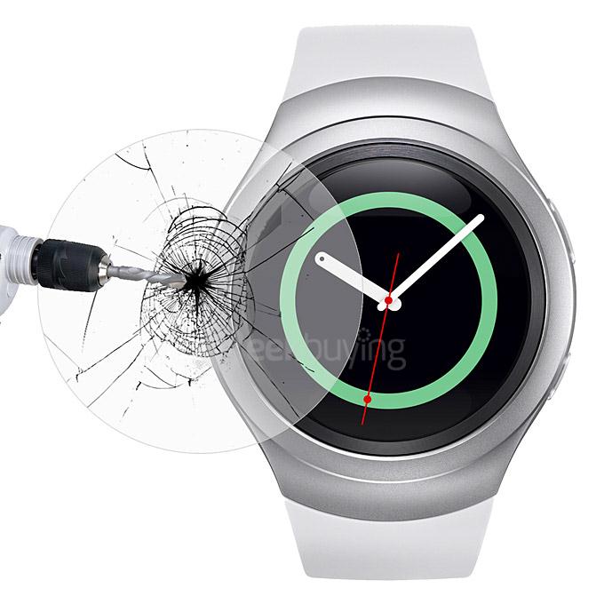 Premium Glass Film 0.2mm Real Tempered Glass Screen Protector for Samsung Gear S2/S2 Classic Smart Watches