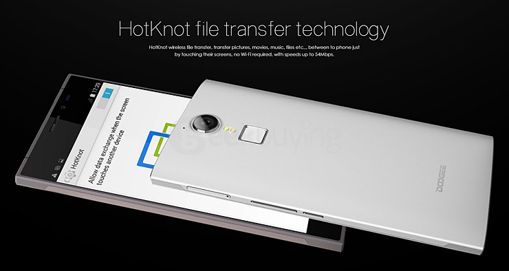 [HK Stock] DOOGEE F5 5.5Inch FHD Screen Android 5.1 3GB RAM 16GB ROM Smartphone 64bit MT6753 Octa Core Touch ID - Gold