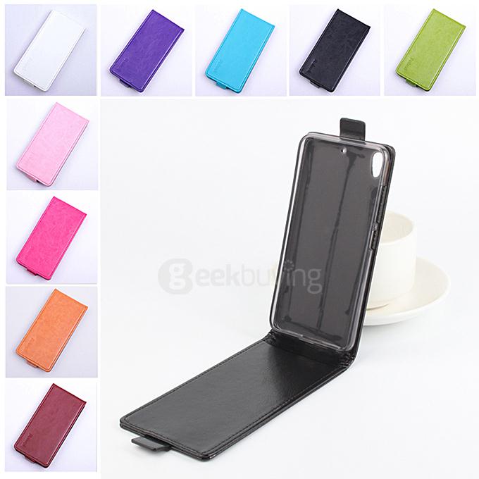 Baiwei Protective Hard Cover Up&Down Flip Stand Leather Case with Back Shell for Gionee S5.1 Pro GN9007 - Rose