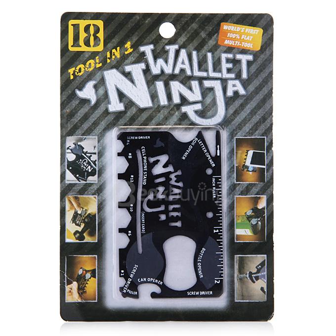 18-in-1 Ninja Pocket Multitool Card