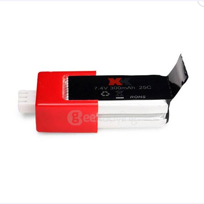 XK K120 RC Helicopter Parts 7.4V 300mAh 25C Battery XK.2.K120.010
