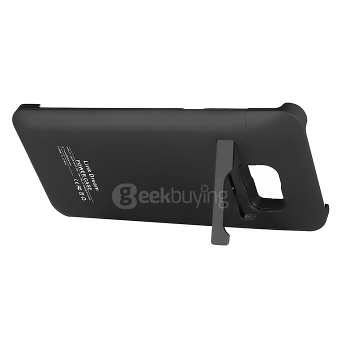 Link Dream 4500mAh External Backup Battery Power Case with Indicator Light for Samsung S6 Edge+ Plus - Black