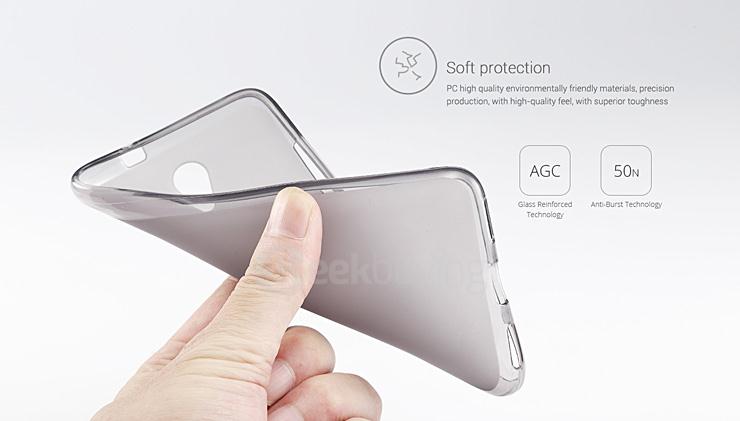 Original Silicone Protective Cover Soft Case for UMI Emax Mini Smartphone - White