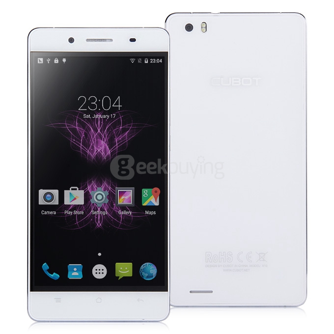 [HK Stock] CUBOT X16 5.0inch FHD 4G FDD-LTE Android 5.1 2GB 16GB Smartphone 64bit MTK6735A Quad Core 16.0MP OTG HotKnot - White