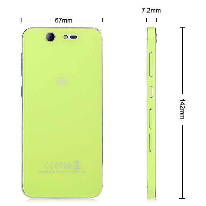 [HK Stock] ZTE Blade S7 5.0inch FHD Android 5.1 3GB 32GB 4G SmartPhone Qualcomm Snapdragon MSM8939 Octa-Core 1.5Ghz Front 13.0MP Back 13.0MP - Green