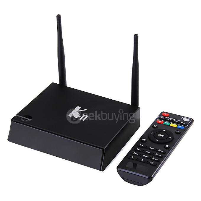 KII Android 4K Mini Media Player Amlogic S812 Quad Core 2.0 GHz 4.4 HD 2G RAM 8G ROM 2.4G/5G 1000M LAN WIFI BT4.0