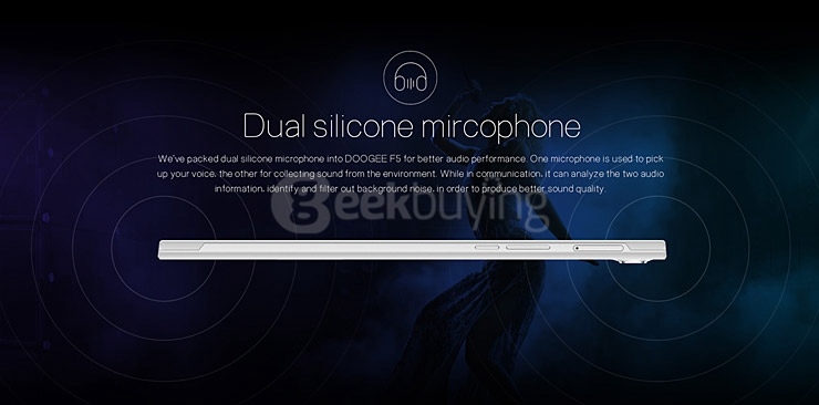 [HK Stock] DOOGEE F5 5.5Inch FHD Screen Android 5.1 3GB RAM 16GB ROM Smartphone 64bit MT6753 Octa Core Touch ID - Gold