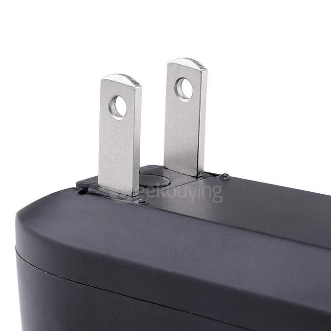 FandyFire US Plug Single Slots Battery Charger + 3.7V 2000mAh 18650 Battery Set - Black