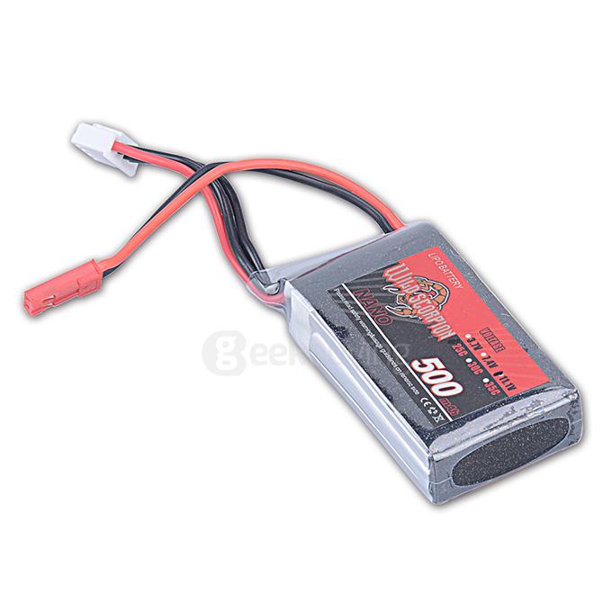 Wild Scorpion 7.4V 500mAh 25C Battery 3Cell JST Plug