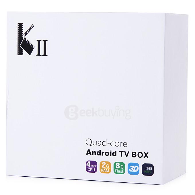 KII Android 4K Mini Media Player Amlogic S812 Quad Core 2.0 GHz 4.4 HD 2G RAM 8G ROM 2.4G/5G 1000M LAN WIFI BT4.0