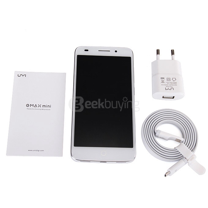 [HK Stock]UMI EMAX Mini 4G LTE 5.0inch FHD Android 5.0 2GB 16GB Smartphone 64bit Qualcomm 615 Octa Core 1.5GHz 13.0MP OTG - White